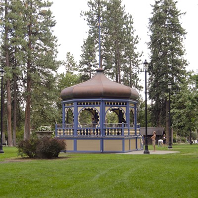 Browne's Addition gazebo reopens with rotting wood replaced by steel and concrete