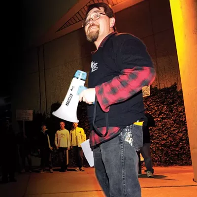Image: Enviros vs. Tea Partiers tonight at City Hall?