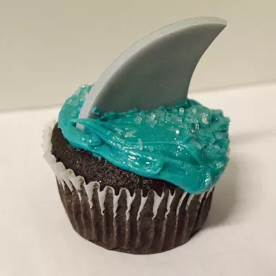 Image: FOOD BLOTTER: Shark cupcakes, brunch and smaller portions at Pig Out in the Park