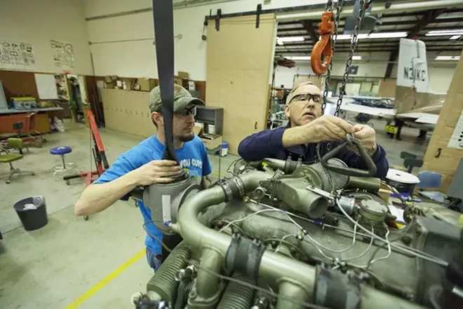 Image: SCC Aviation Maintenance Training Program