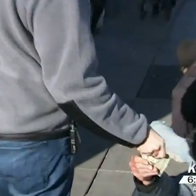 Image: Meet the guy who's giving away thousands of dollars in cash to the homeless in Spokane