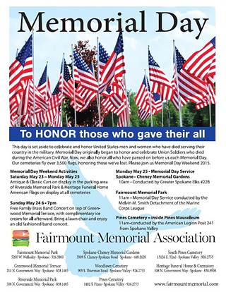 Memorial Day Veterans Remembrance