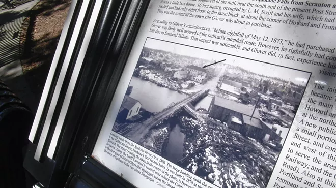 Image: New feature in Riverfront Park tells Spokane's settlement history