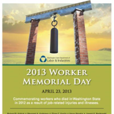 Image: Remembering workers killed on the job in 2012