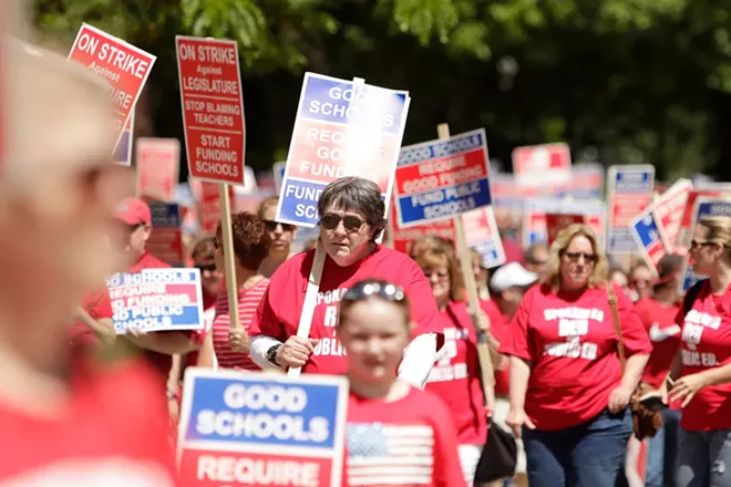 Image: Teacher Walkout