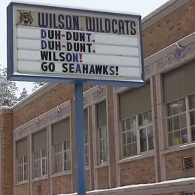 Spokane's "Russell" Wilson Elementary School goes Seahawk (and Phish) crazy