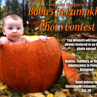 The Inlander's Inaugural Babies in Pumpkins Photo Contest