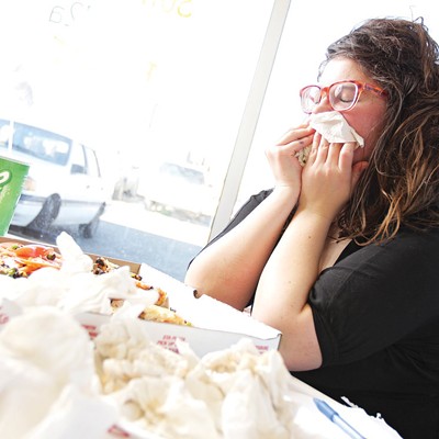 Image: Woman vs. Food