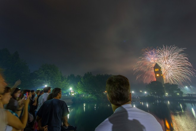 Fourth of July celebration in Riverfront Park