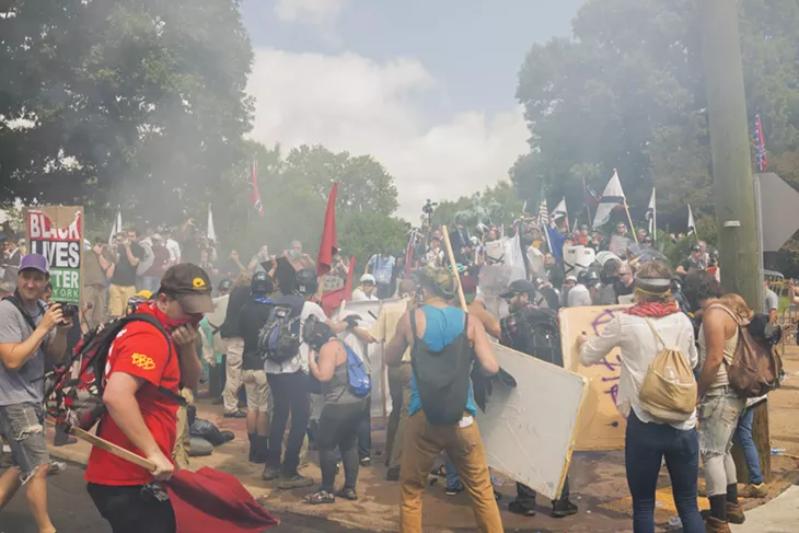 Image: Clashes in Charlottesville