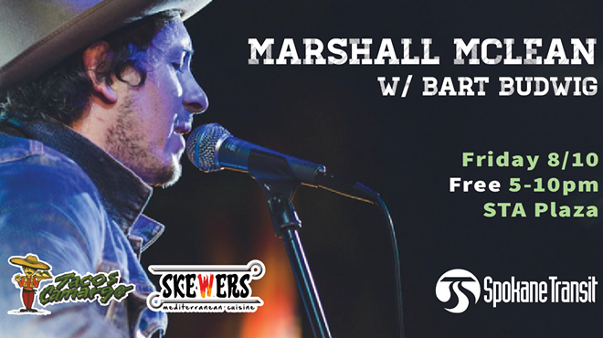 STA Presents: Marshall McLean Band w/ Bart Budwig