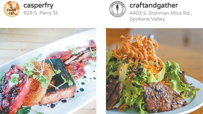 Inlander picks for local restaurants you need to follow on Instagram (and eat at, too)