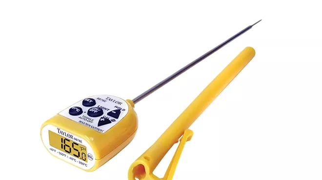 Image: Temp Testing: Take a quick read with this waterproof digital thermometer