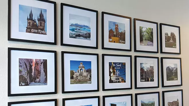 Image: Art of Experience: Fill empty walls with mementos of your travels