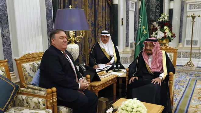 Image: Trump says Saudi Prince again denies knowledge of Khashoggi’s fate