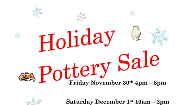 Holiday Pottery Sale
