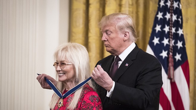Trump awards Medals of Freedom to Elvis, Babe Ruth and Miriam Adelson