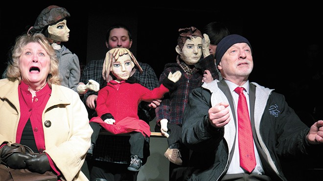 Stage Left's holiday production tackles serious topics with strong language — and puppets