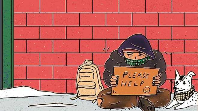 I used to look away at people in need &mdash; but that's changed