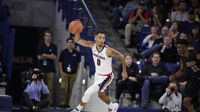 His career with the Zags will be short-lived, but Geno Crandall is shining on the court