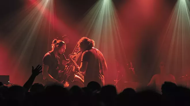 Image: With just saxophone and drums, Brooklyn's Moon Hooch will make you wanna dance. Or else.