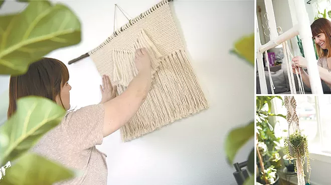 Image: Social media, houseplant cultivation and contemporary decor trends have nudged macrame back into popularity