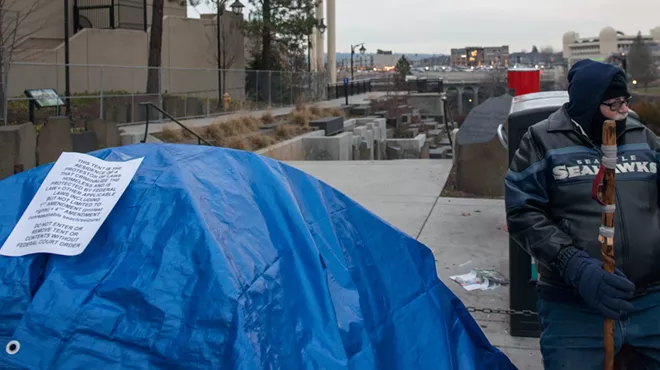 The city of Spokane is getting sued over how it evicted homeless people from Camp Hope