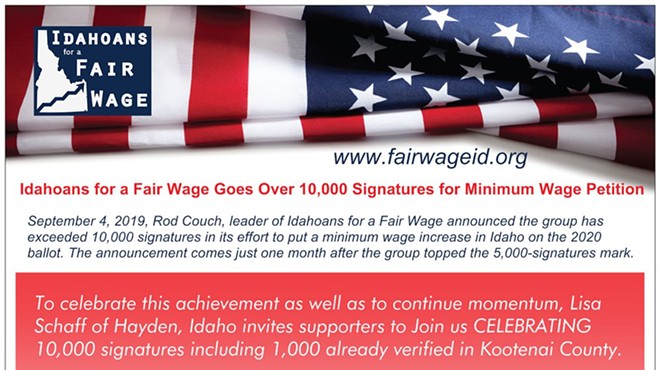 Idahoans for a Fair Wage Celebration