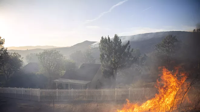 Image: Strong winds could drive 'extreme fire behavior' in California