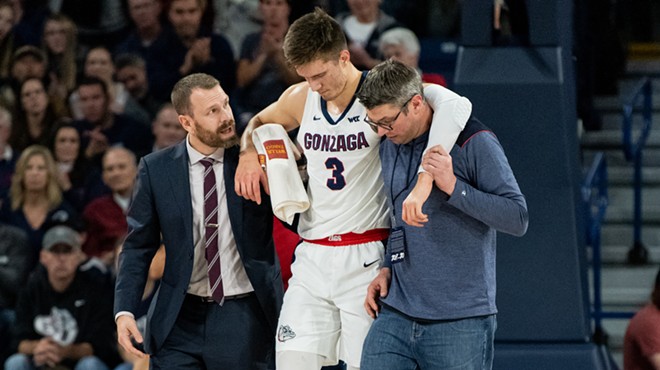 The Zags are good at playing through injuries - and they're going to need to be