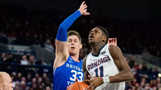 Image: Learning from a loss: The Zags head into March with a potentially valuable lesson