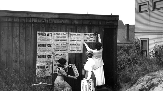 Image: Pacific Northwest women were among the first to win the vote,&#10; laying the foundation for women's movements to come