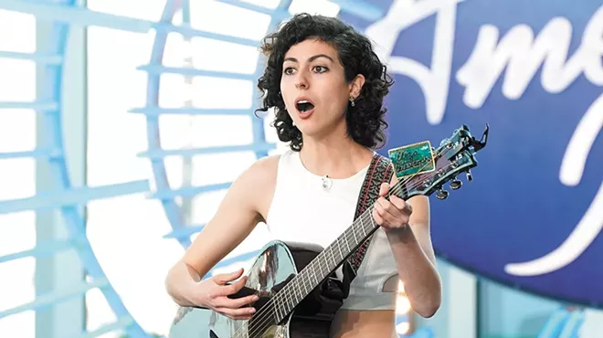 Image: Spokane musician Eliza Johnson brought her quirky style — and tinned fish — to American Idol Sunday night. Watch the clip