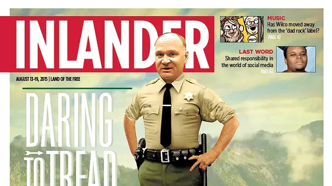 Image: BEHIND THE COVER: Why is Sheriff Ozzie stepping on a snake and some flags?