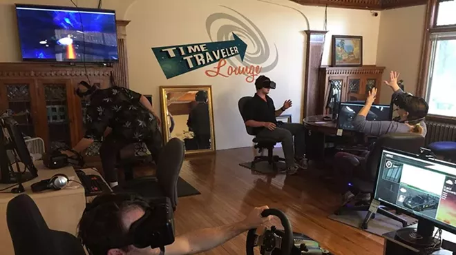 Image: The Time Traveler Lounge brings virtual reality to Spokane