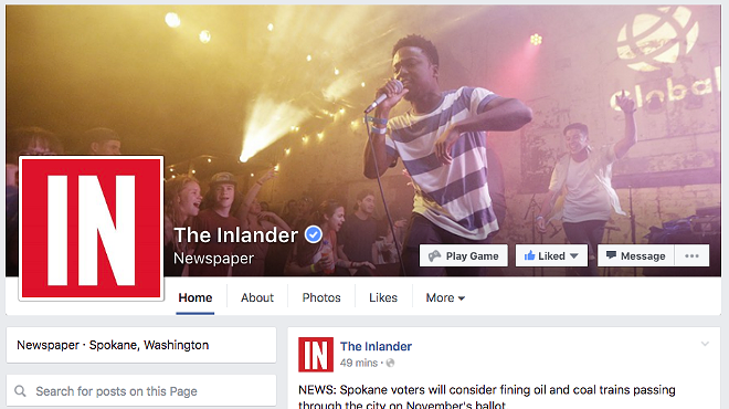 Image: How to make sure you're not missing Facebook page's posts, including the Inlander's