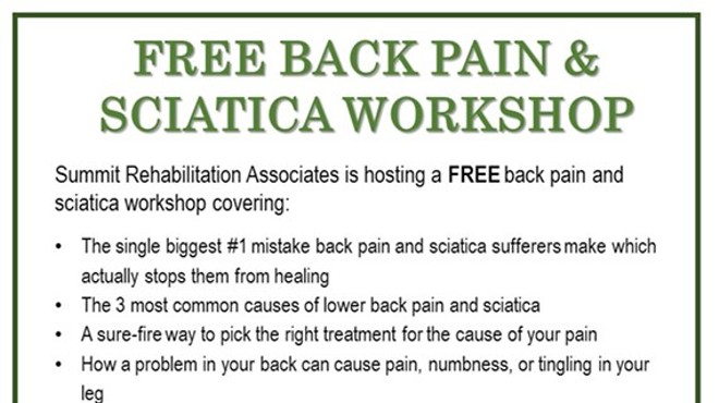 Back Pain & Sciatica Workshop