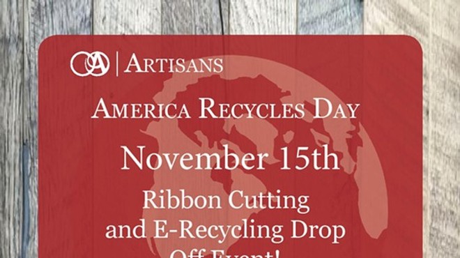 Artisans Celebrates America Recycles Day!