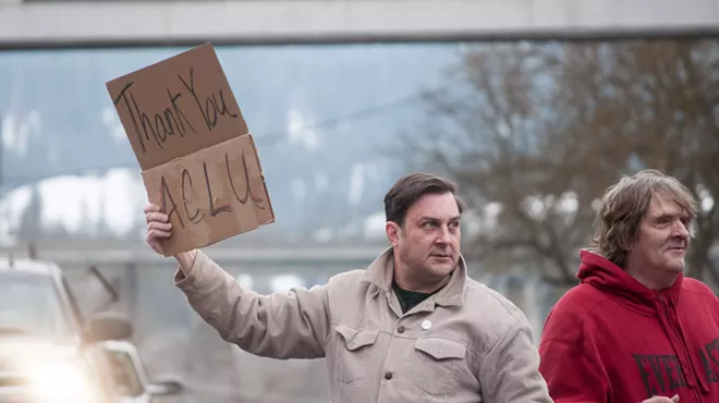 Image: 30 photos from Sunday's Spokane protest of Trump's executive orders against refugees