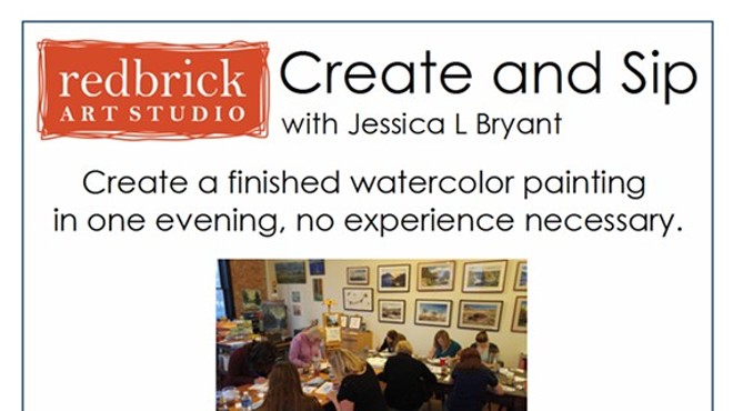 Paint and Sip: Watercolor Landscape