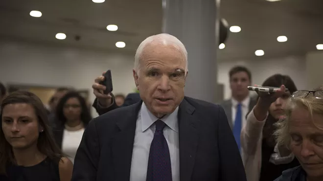Image: Senate Rejects Slimmed Down Obamacare Repeal as McCain Votes No