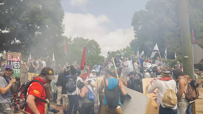 Image: Car Hits Crowd After White Nationalist Rally in Charlottesville Ends in Violence