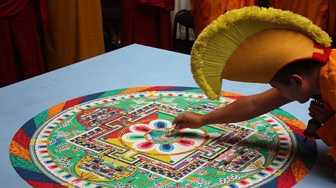 Mandala Sand Painting