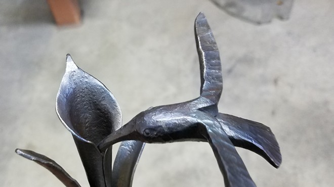 Blacksmithing Class: Hummingbird & Cala Lily Sculpture
