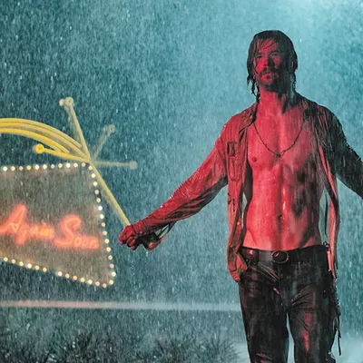 Image: An assortment of misfits converge on a hotel in the uneven Bad Times at the El Royale