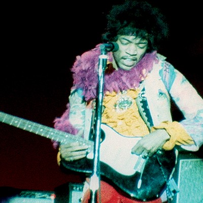 Jimi Hendrix performs in "Monterey Pop"