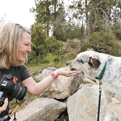 Image: Local pet photographer Angela Schneider captures the connections between dogs and their owners