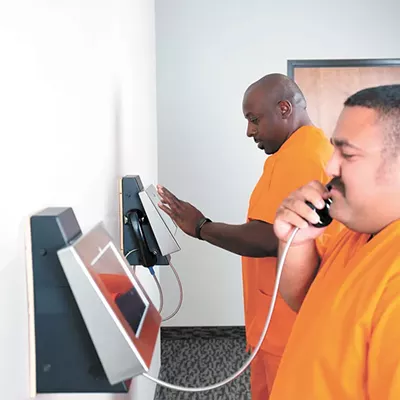 Image: The benefits - and potential steep costs - of adding video visitation to Spokane County's jail facilities