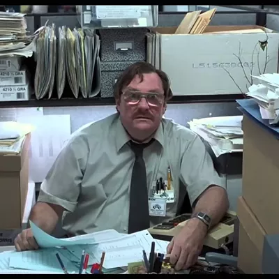 Image: Our next Suds &amp; Cinema screening: Mike Judge's Office Space at the Bing on Oct. 3