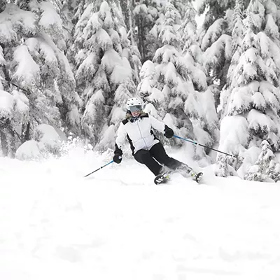 Image: This season wasn't looking good early, but the new year brought plenty of fresh snow to please Inland Northwest powderhounds